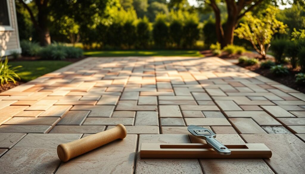 DIY Patio Pavers Installation