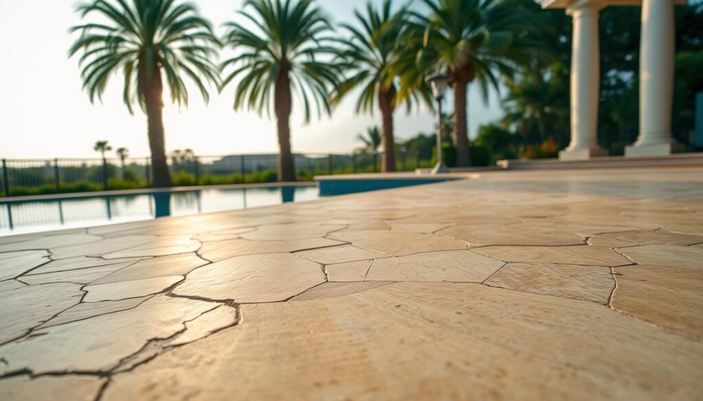 Travertine Pool Deck Comparison