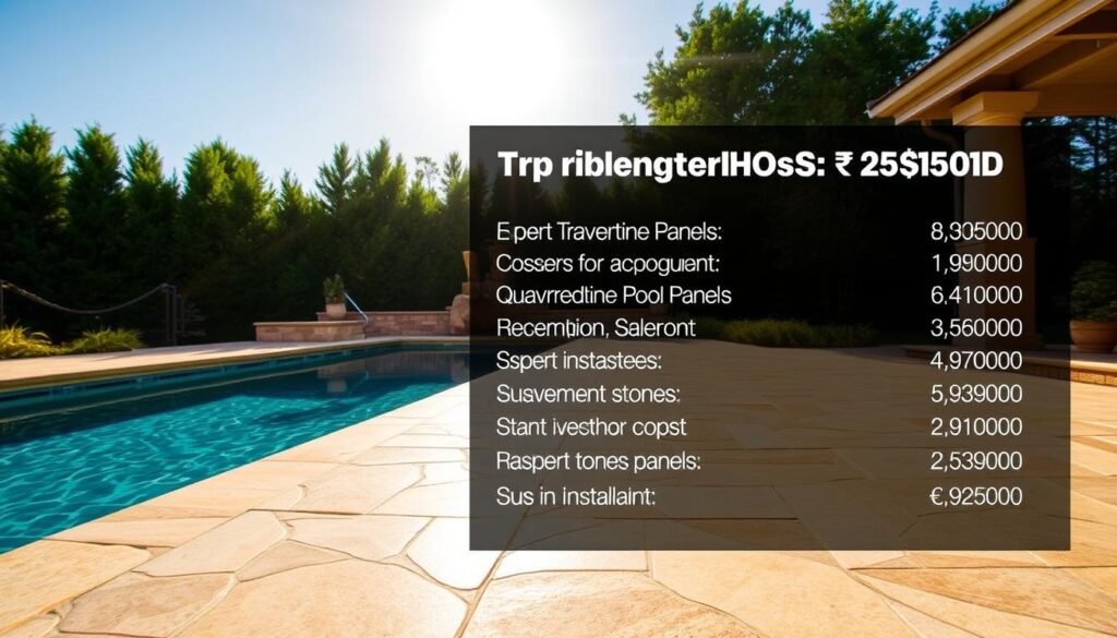 Travertine Pool Deck Cost Analysis